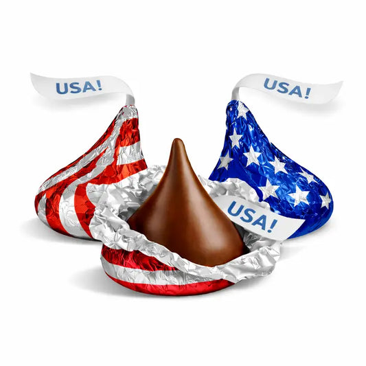 Hershey's Kisses Milk Chocolate – Patriotic Foils