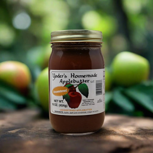 Yoder's 16 oz. Homemade Apple Butter (Unsweetened)