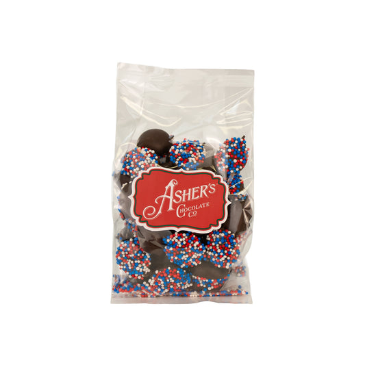 Asher’s Dark Chocolate “America 250” Nonpareils