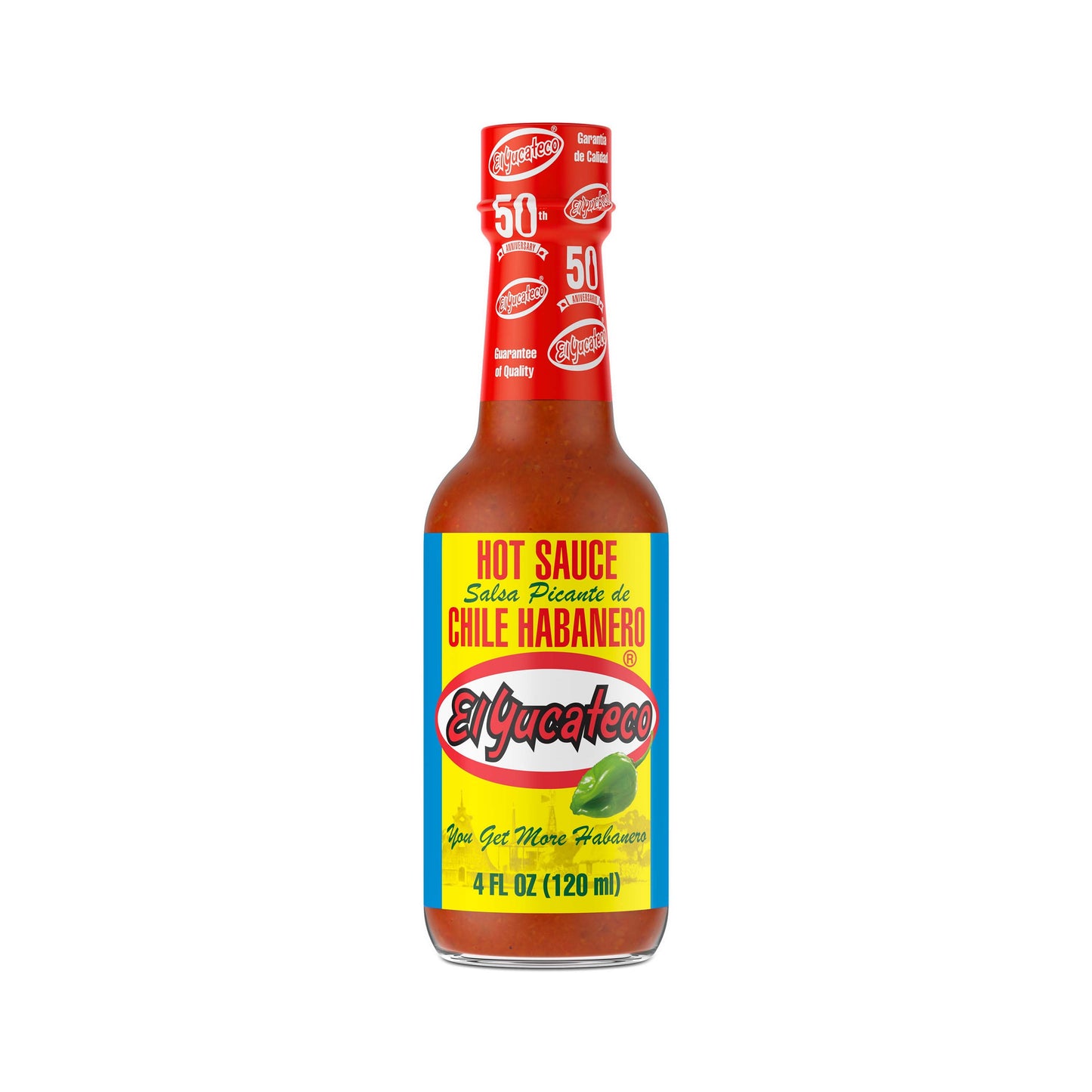 El Yucateco Red Habanero Hot Sauce - 4oz