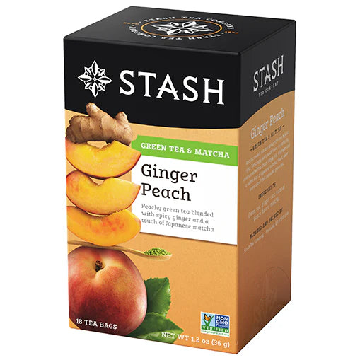 Stash Ginger Peach Green tea