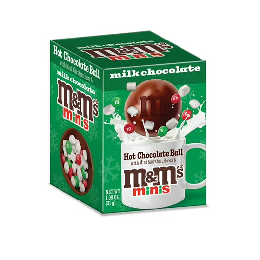 M&M’s® Minis Hot Chocolate Ball with Mini Marshmallows and Cocoa