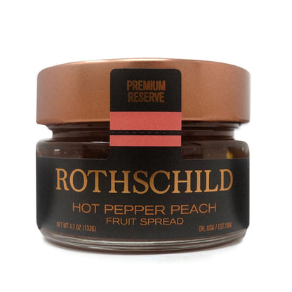 Rothschild Premium Reserve Hot Pepper Peach Fruit Spread - 4.7oz