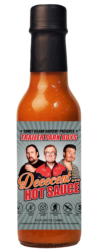 Coney Island Saucery Trailer Park Boys Deeecent Hot Sauce
