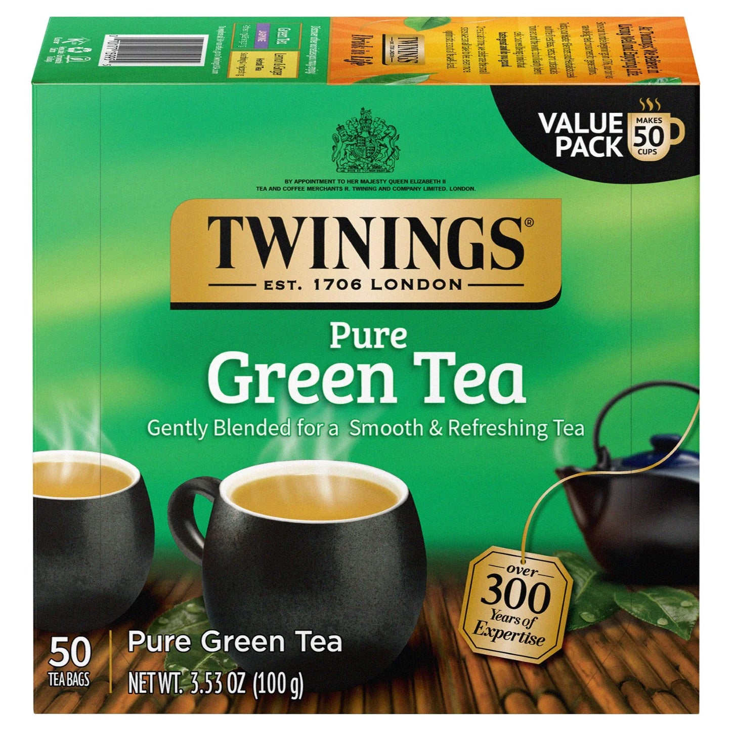 Twinings Pure Green tea 50 ct