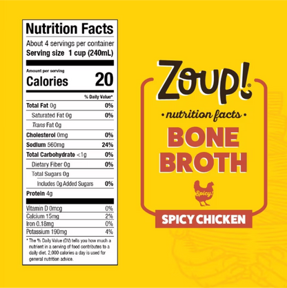 Zoup Bone Broth Spicy Chicken