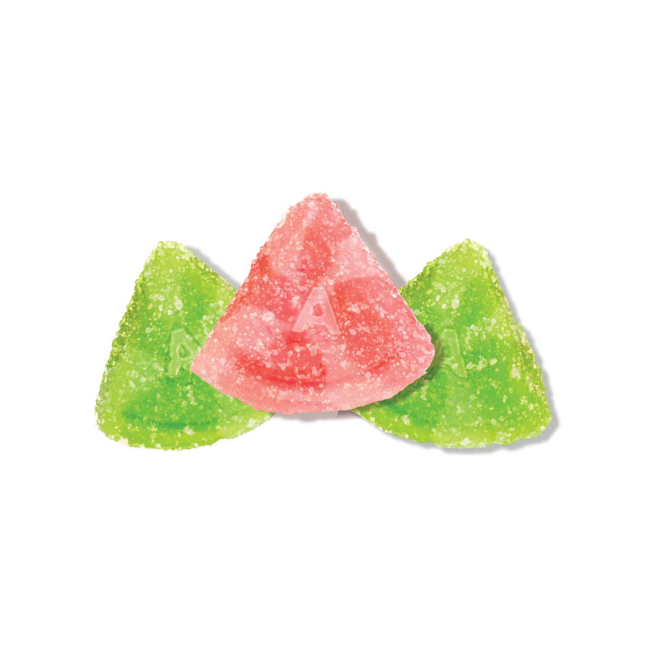 Gummi Watermelon (Green & Pink)