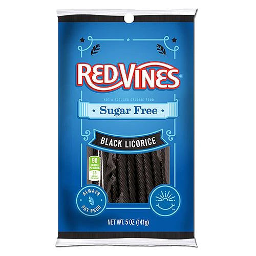 Red Vines Sugar Free Black Licorice (5 oz)