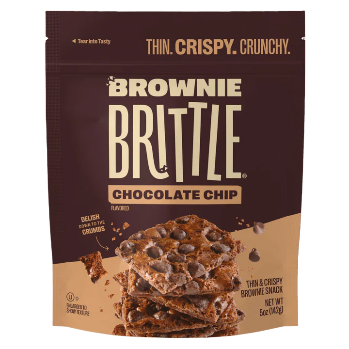 Chocolate Chip Brownie Brittle - 5oz