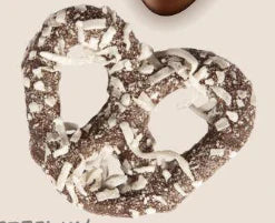 Asher Dark Gourmet Pretzel with Shredded Coconut