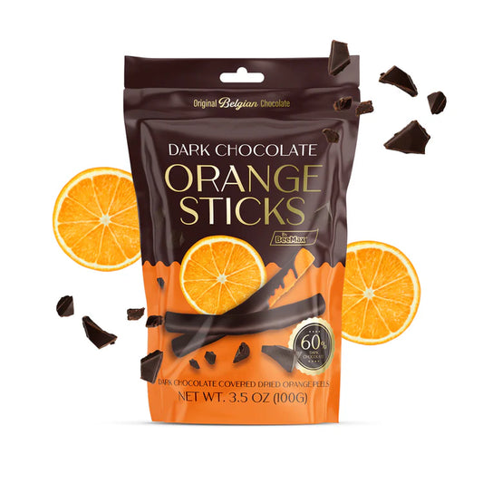 Beemax Dark Chocolate Covered Dried Orange Sticks 3.5oz