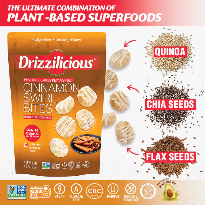 Drizzilicious Cinnamon Swirl Bites 4oz