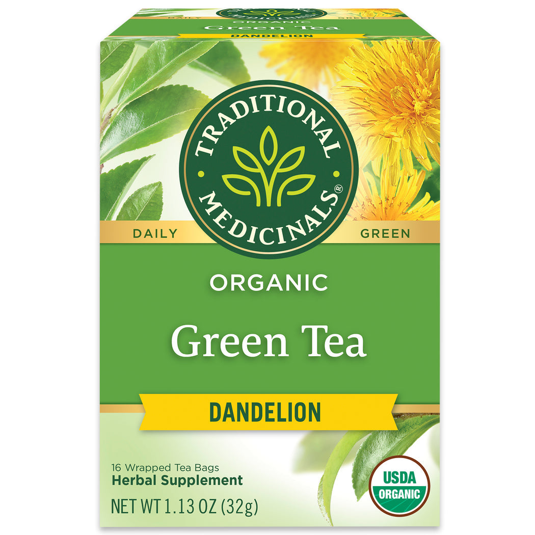 Traditional Medicinals Green Tea with Dandelion