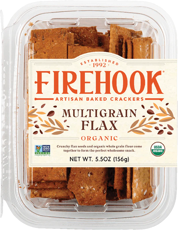 Firehook Multigrain Flax Crackers
