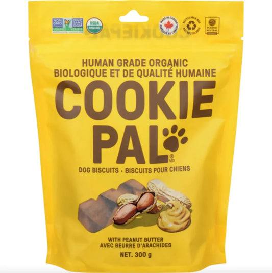 Cookie Pal Organic Dog Treats Peanut Butter - 10oz