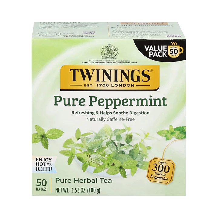 Twinings Pure Peppermint Tea 50 ct