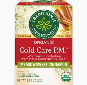 Traditional Medicinals Cold Care P.M. Meadowsweet Cinnamon