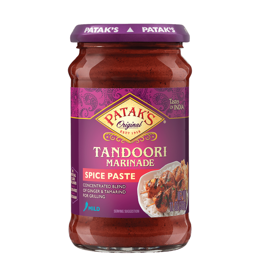 Patak's Tandoori Marinade Spice Paste (Mild) - 11oz