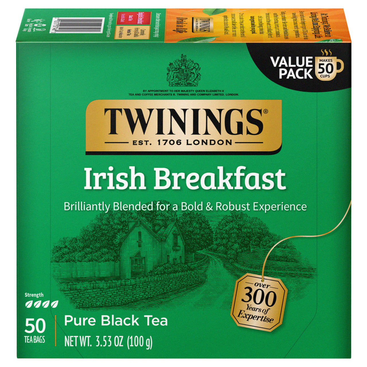 Twinings Irish Breakfast 50 ct