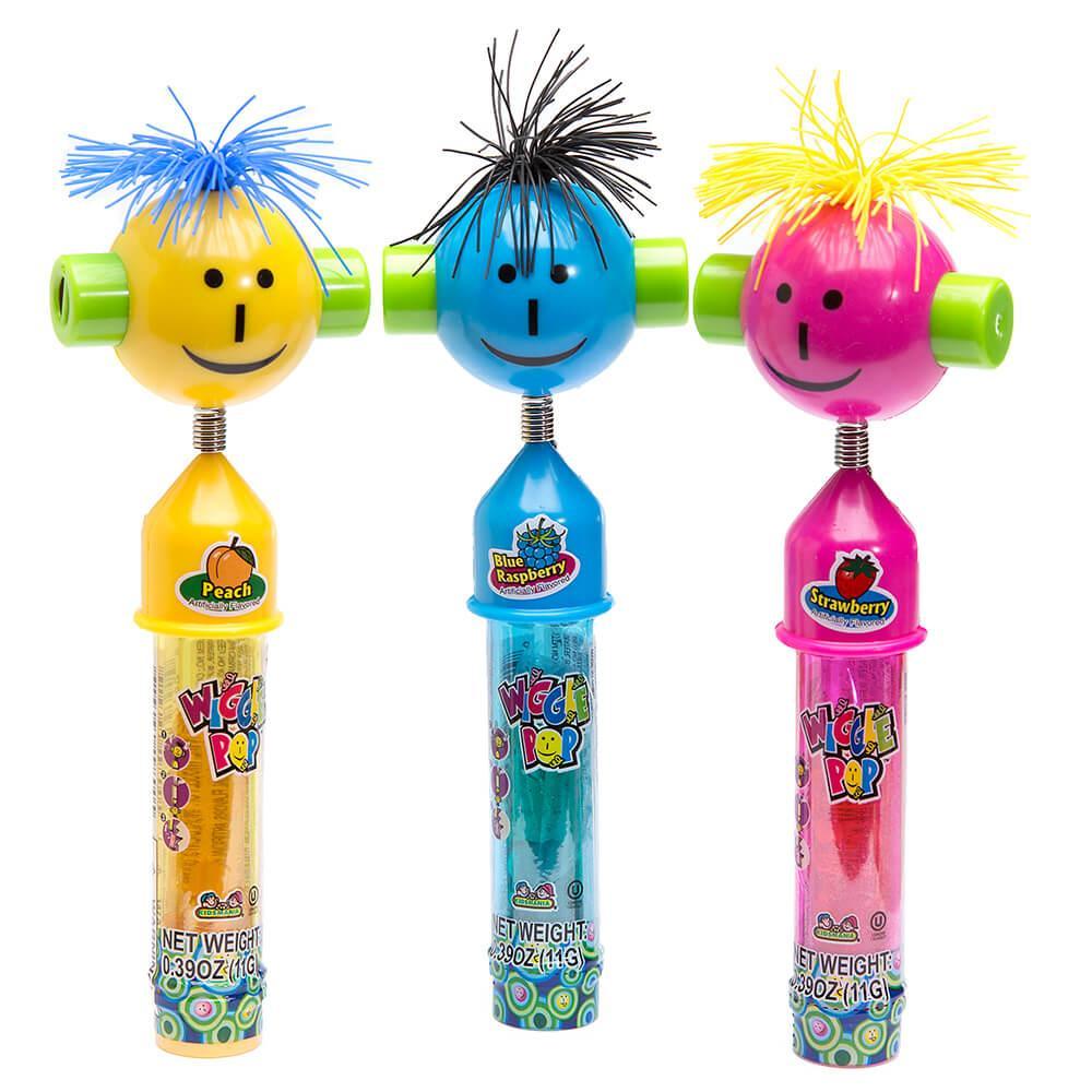 Wiggle Pop Giggling Spring Lollipops - 0.39oz