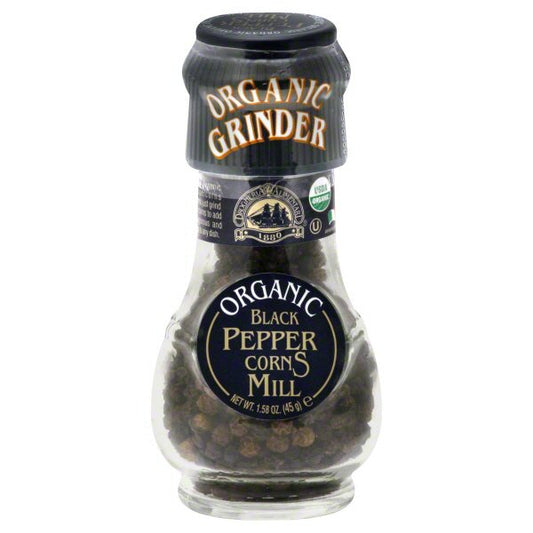 Drogheria & Alimentari Organic Black Peppercorns Mill With Grinder