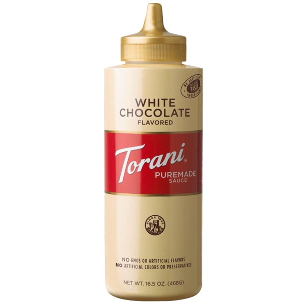 Torani White Chocolate Puremade Sauce