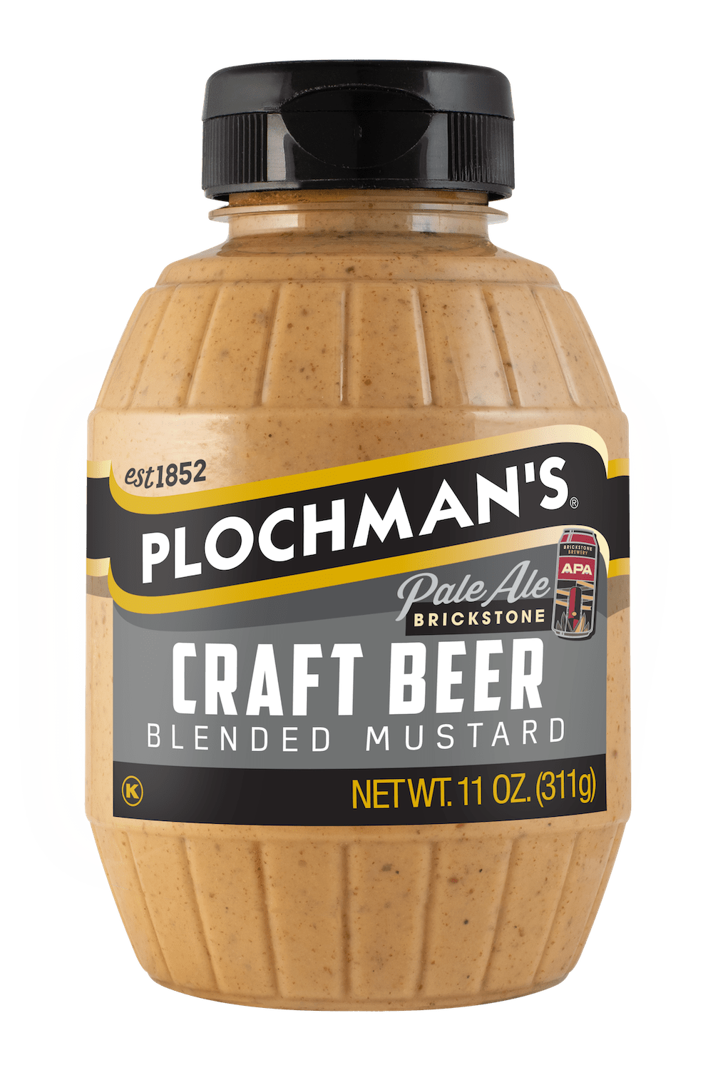 PLOCHMAN'S CRAFT BEER BLENDED MUSTARD