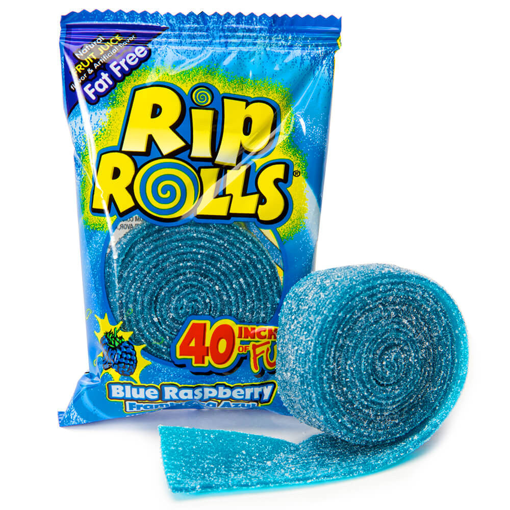 Sour Rip Rolls - Blue Raspberry