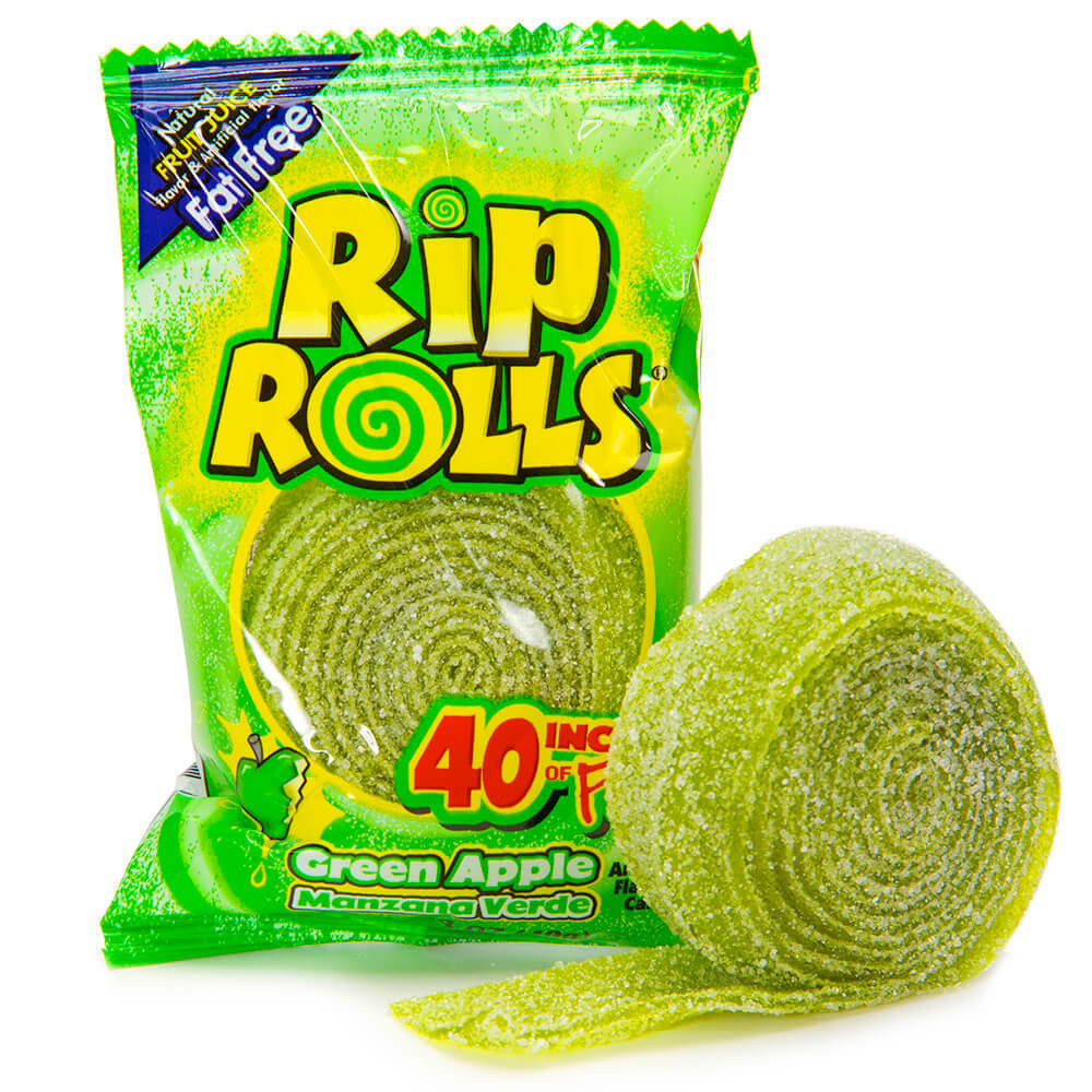 Sour Rip Rolls - Green Apple