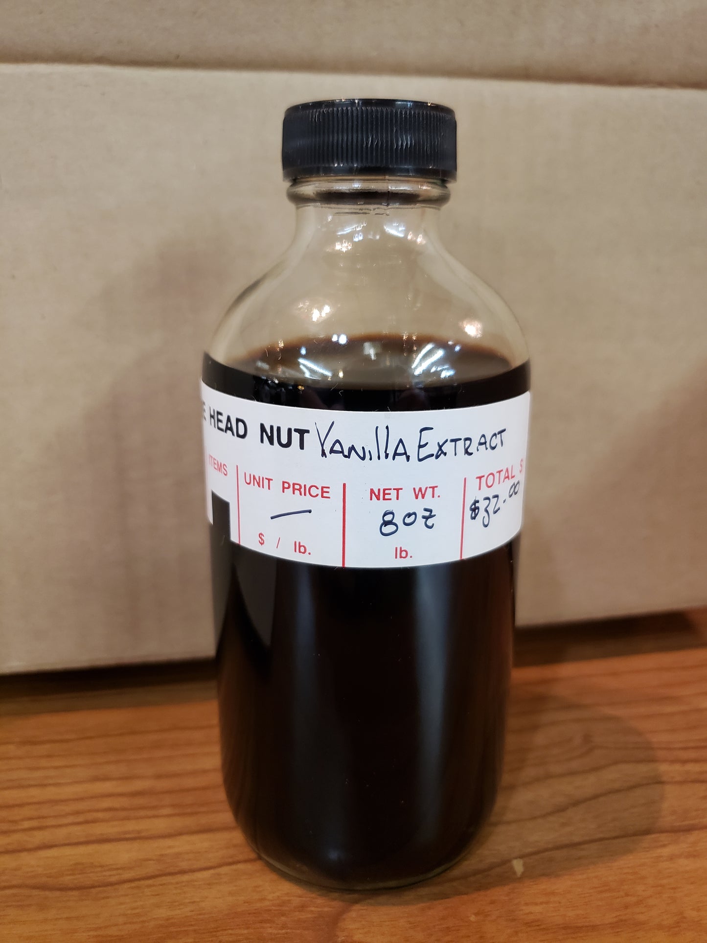 Head Nut 8 Ounce Vanilla Extract