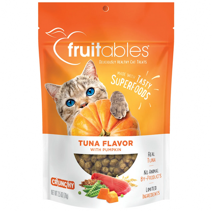 Fruitables Tuna and Pumpkin Deliciously Healthy Cat Treats