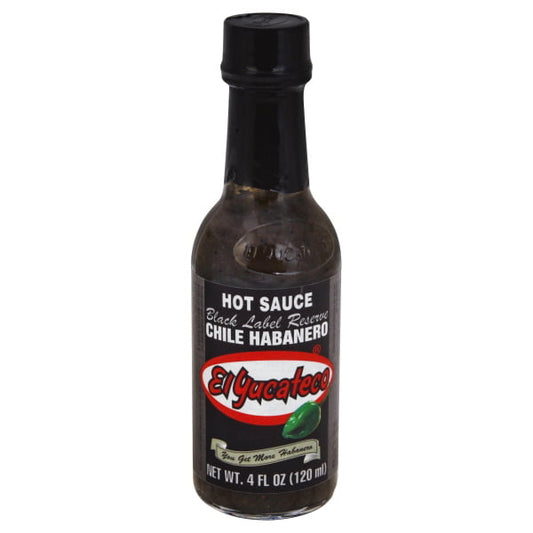 Hot Sauce Chile Habanero Elycateco Black Label Reserve