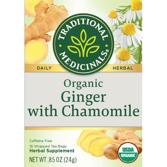 Traditional Medicinals Ginger with Chamomile Tea