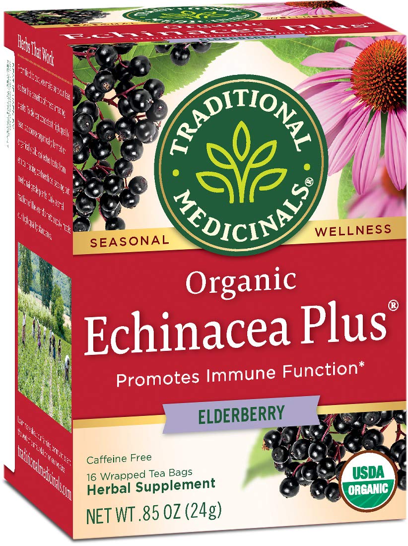 Traditional Medicinal Echinacea Plus with Elderberry Tea