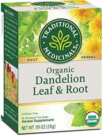 Traditional Medicinal Dandelion Leaf and Root Tea