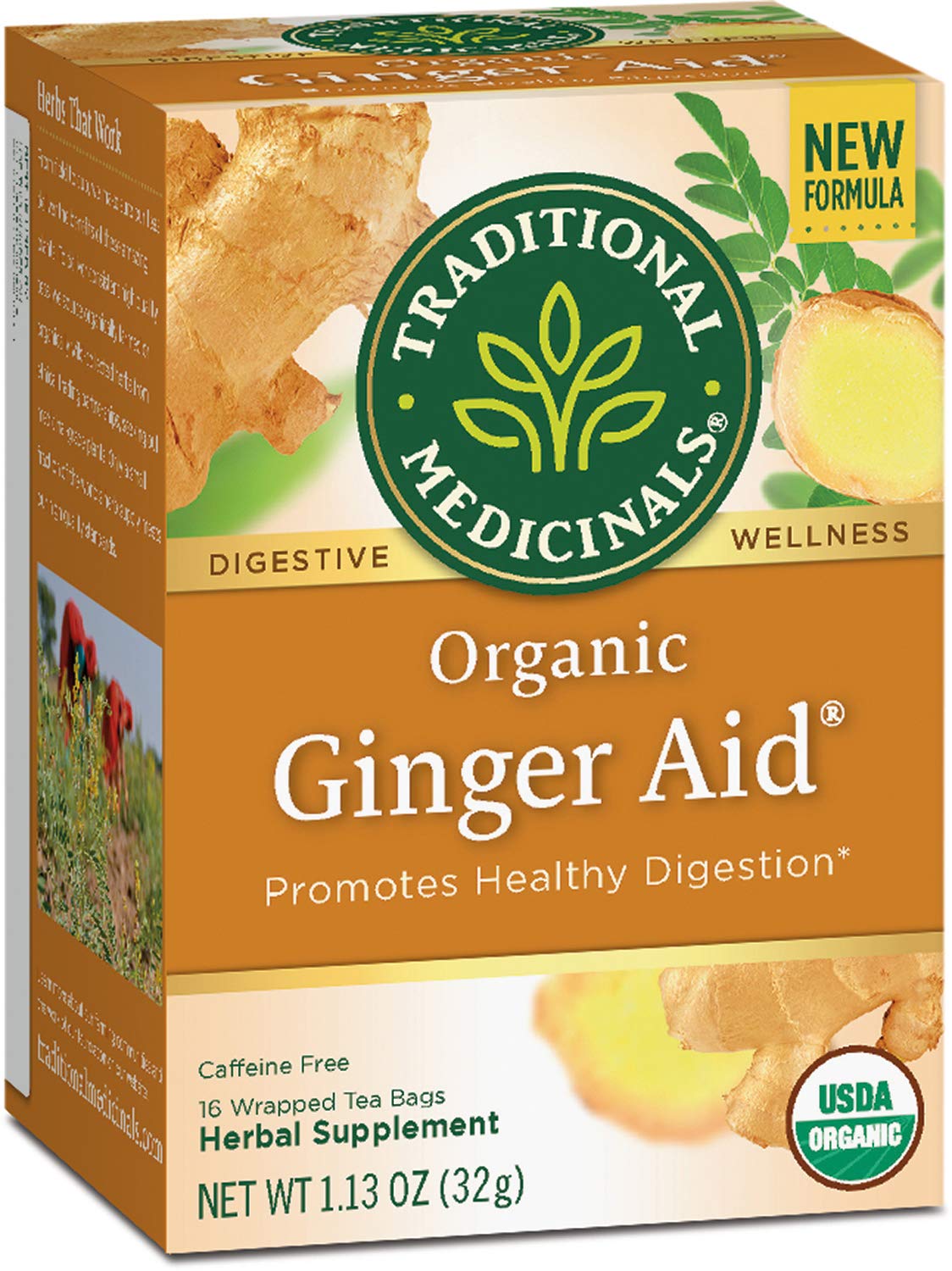 Traditional Medicinals Ginger Aid Tea