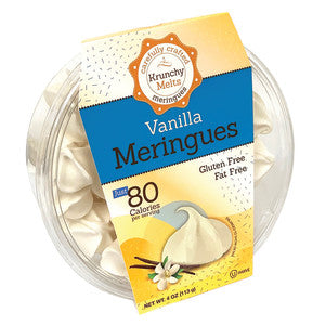 KRUNCHY MELTS VANILLA MERINGUES 4 OZ TUB