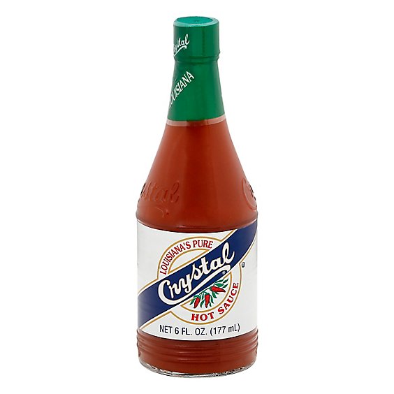 Louisiana's Pure Crystal Hot Sauce Bottle - 6 Fl. Oz.