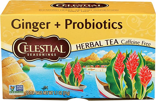 Celestial Seasonings Ginger and Probiotic