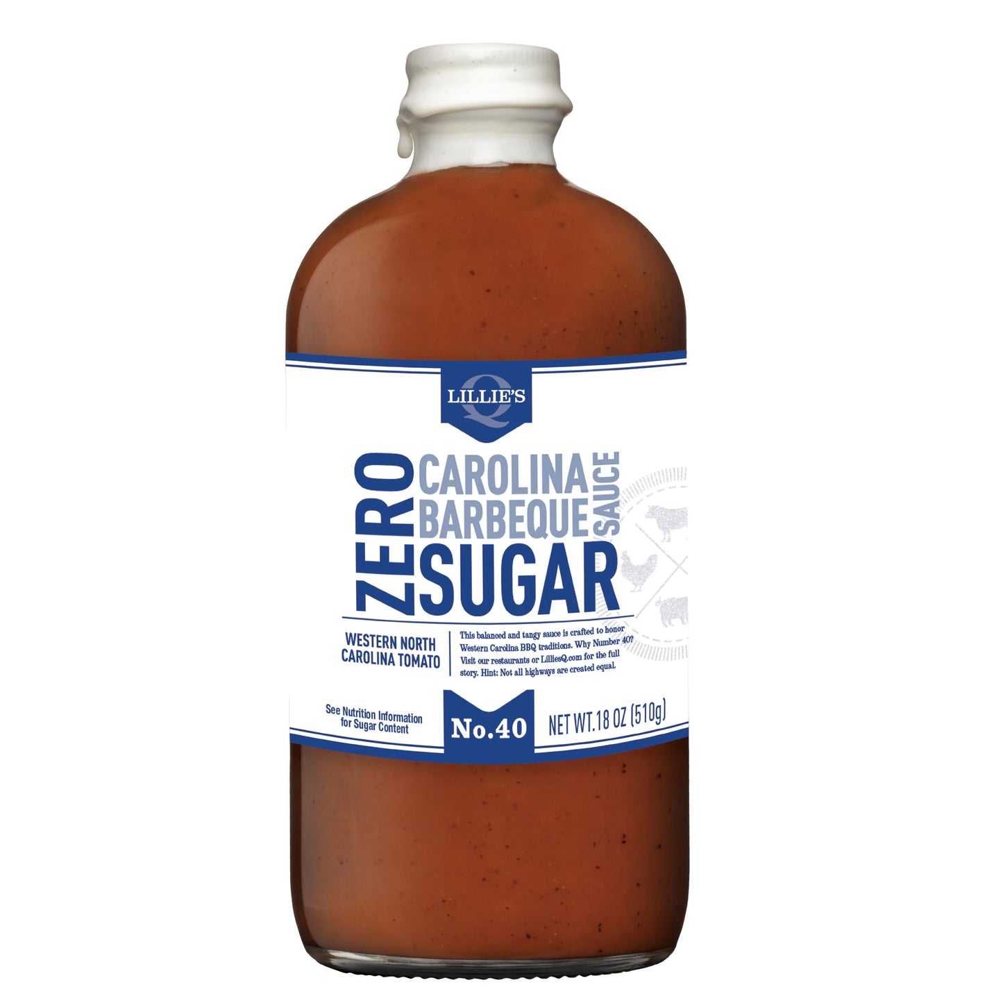 Lillies Q Barbecue Sauce, Zero Sugar, Carolina