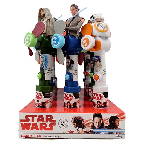 Star Wars Episode 8 Character Fan Candy Toy
