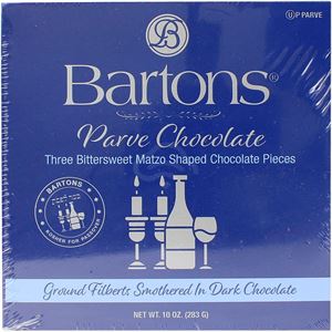 Bartons Parve Bittersweet Chocolate Matzo