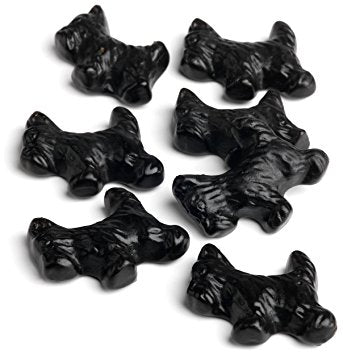 Black Licorice Scottie Dogs