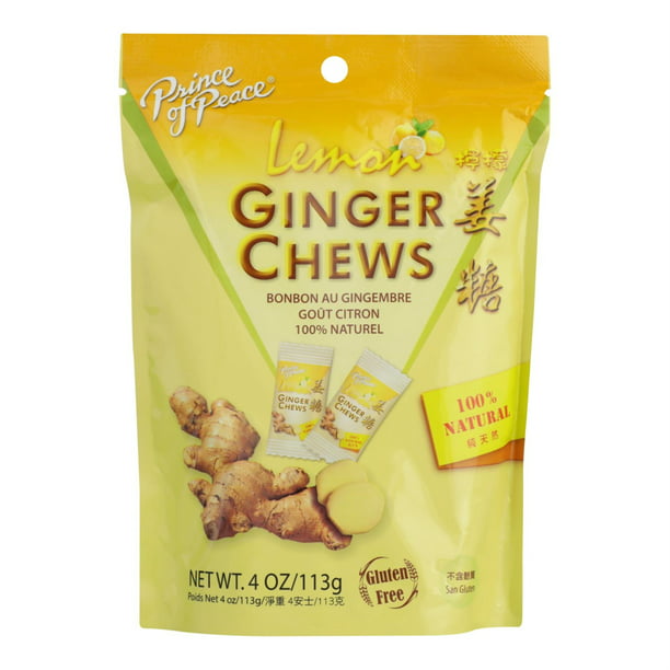 Ginger Chews with Lemon - 4oz