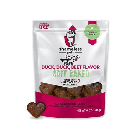 Shameless Pets Duck, Duck, Beet Flavor Dog Treats