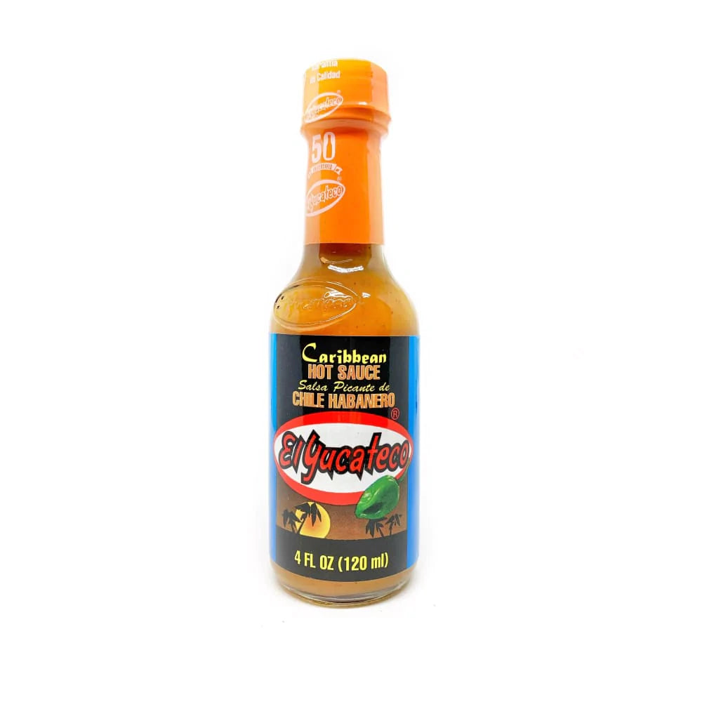 El Yucateco Caribbean Hot Sauce Chile Habanero