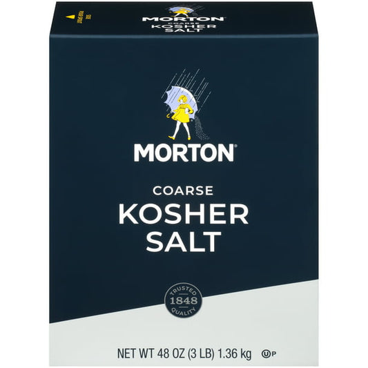 Morton Coarse Kosher Salt – 3 LB Box