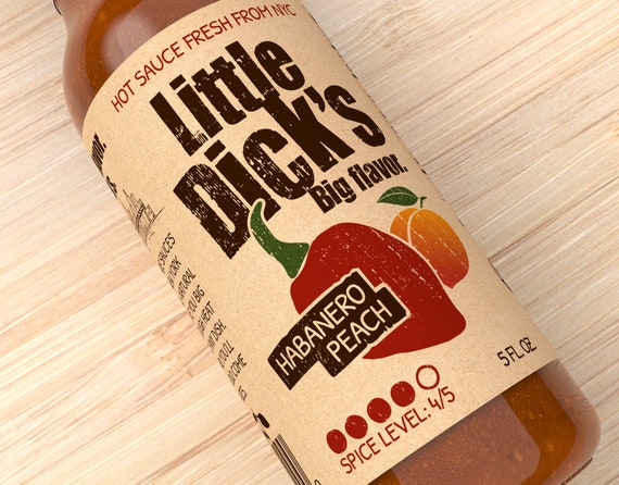 Little dick's Big Flavor Habanero Peach
