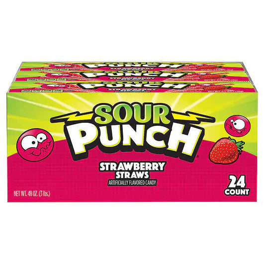 SOUR PUNCH STRAWBERRY STRAWS