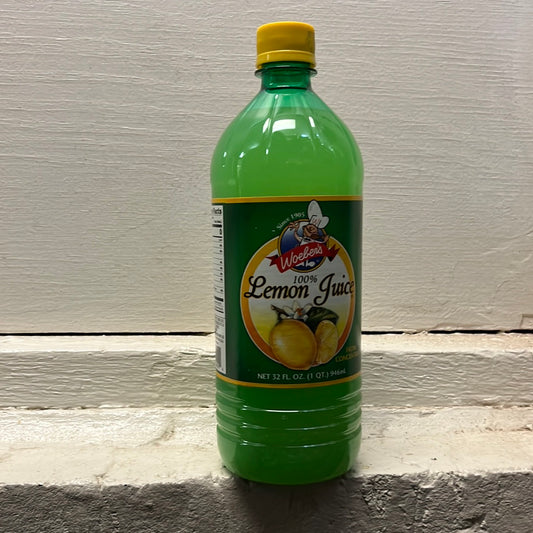 Woebers lemon Juice